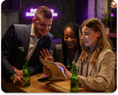 Members enjoying SLAMIT